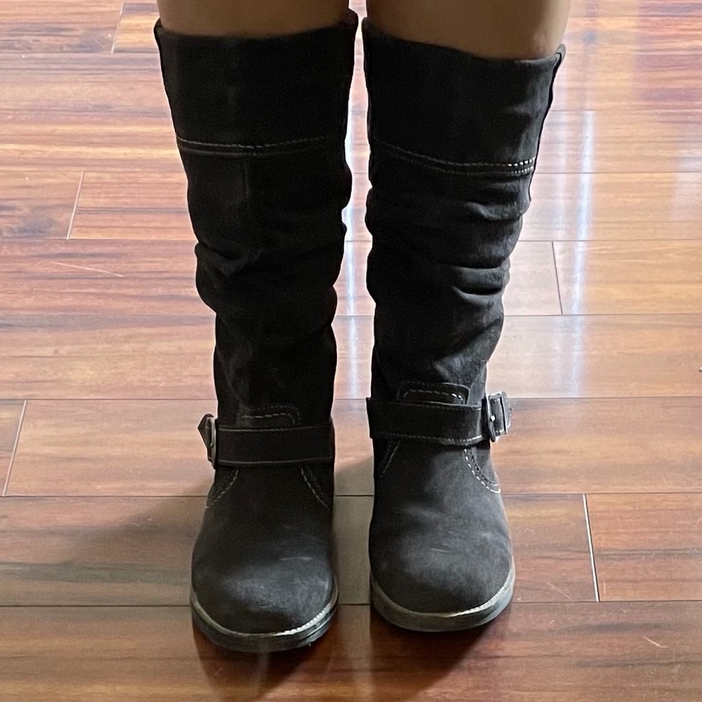 Brown Suede Boots
